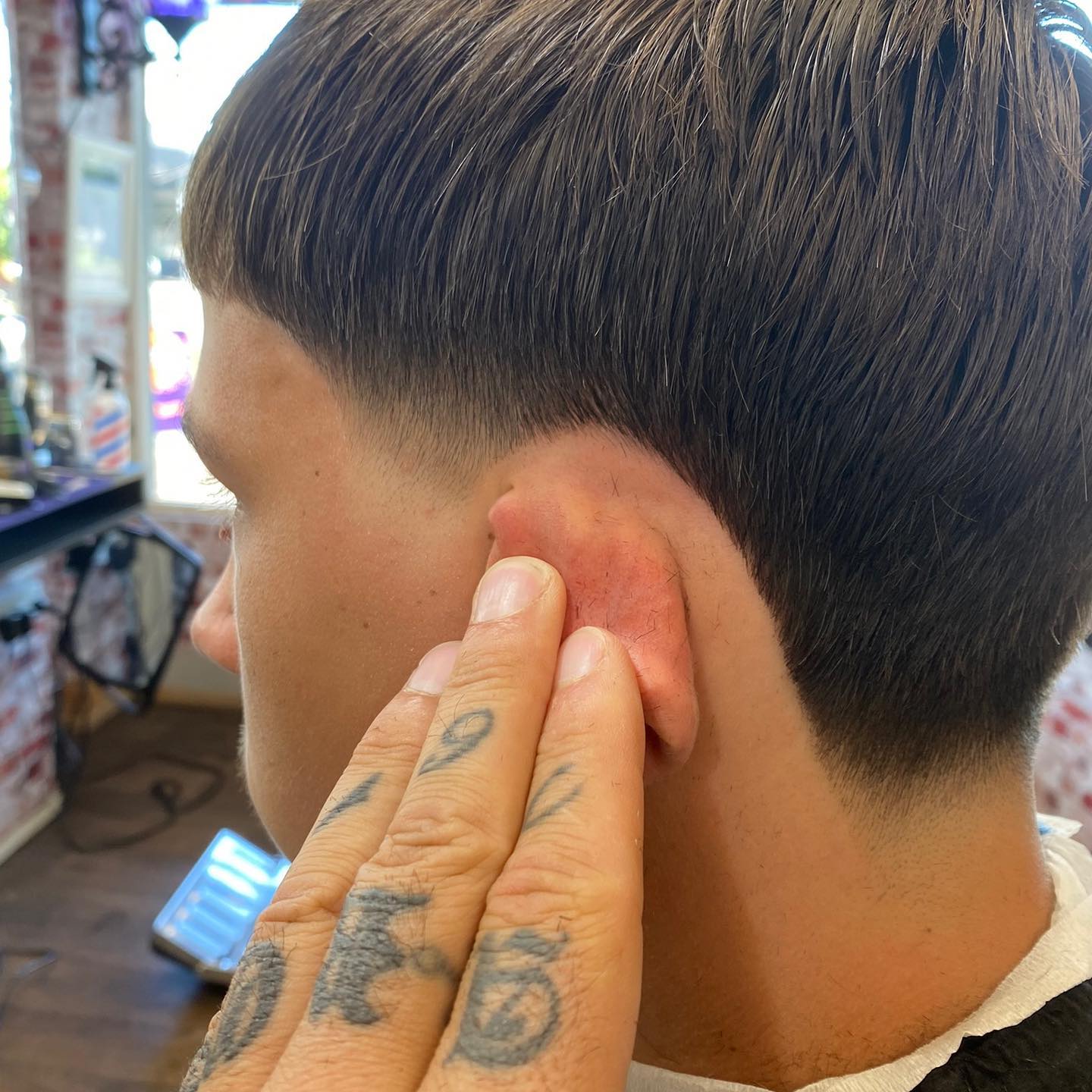 Fresh cut at Luicci Barbershop